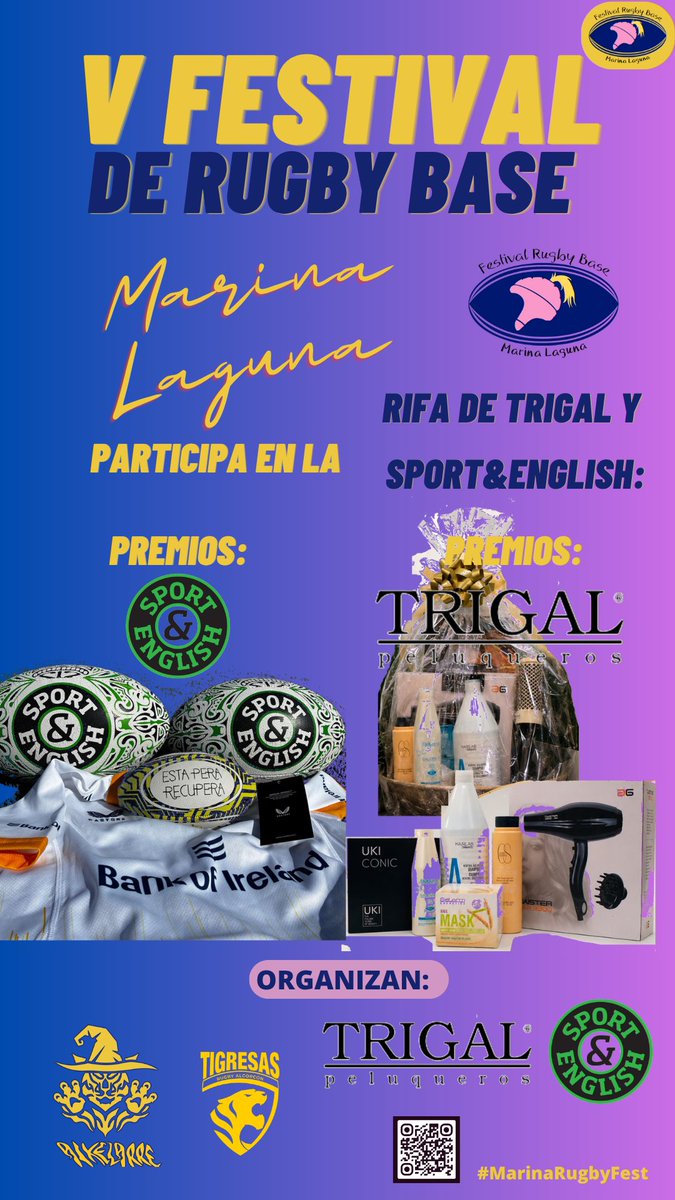 RugbyMadrid's tweet photo. ¡Y este año se han venido muy arriba❗️

Habrá más de 130 equipos en Santo Domingo y una larga lista de actividades, porque este Festival es mucho más que rugby🙌

🧙MAGIA
🎸MÚSICA EN DIRECTO
🎨PINTACARAS E HINCHABLES
🍔FOODTRUCKS
🎁SORTEOS
✏️TALLERES SOCIALES
... https://t.co/iPMvuUdjNC