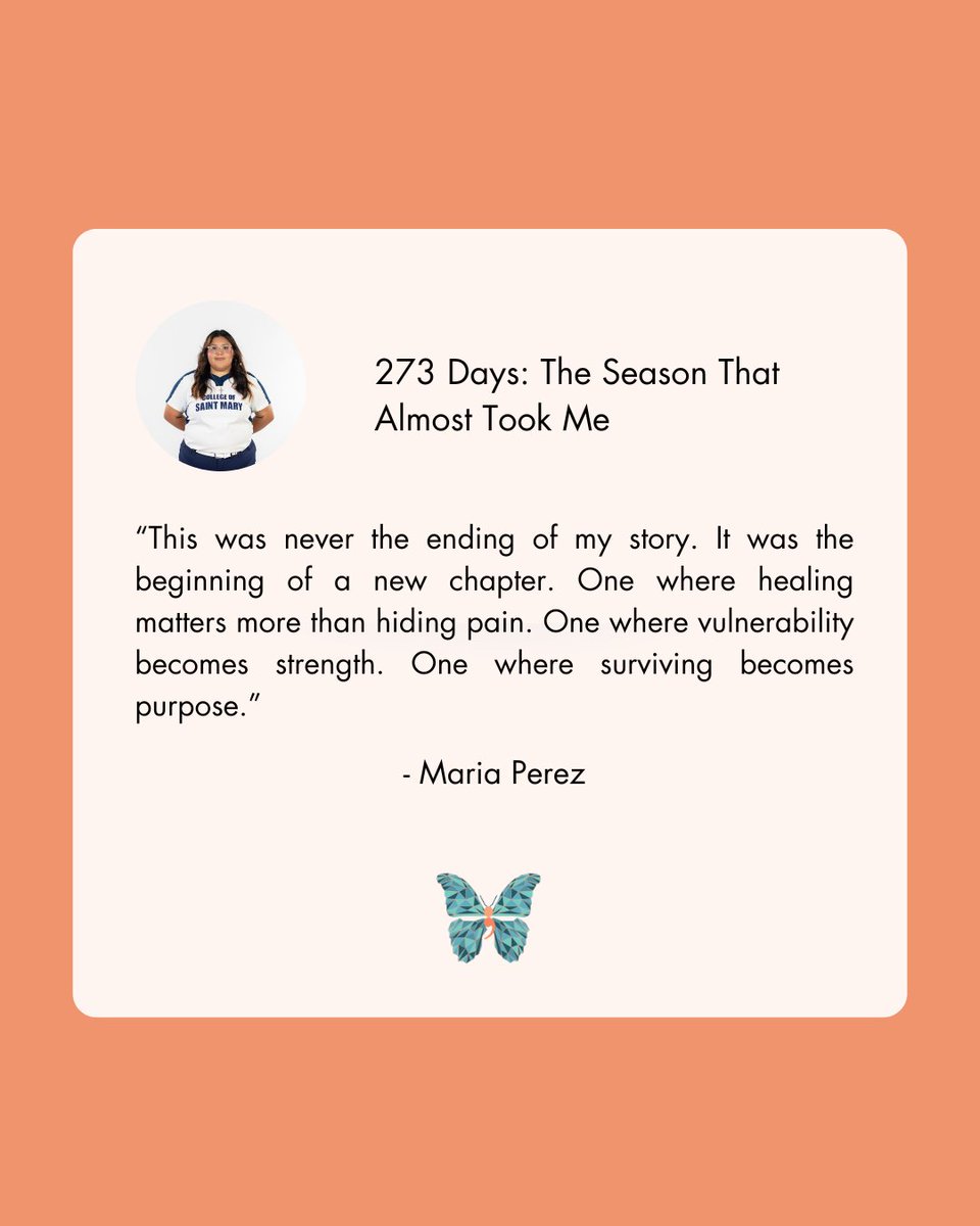 MorgansMessage's tweet photo. 📖Head to Morgan's Message to read, "273 Days: The Season That Almost Took Me" by Maria Perez.
Read Now: https://t.co/2fv3vvWSzV https://t.co/PBdZz06FLl