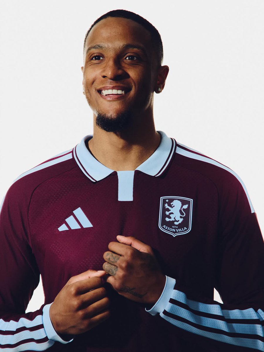 FleeksDaily's tweet photo. Aston Villa just unveiled its 2026/27 Home Kit by adidas. https://t.co/A5xBcdNucR