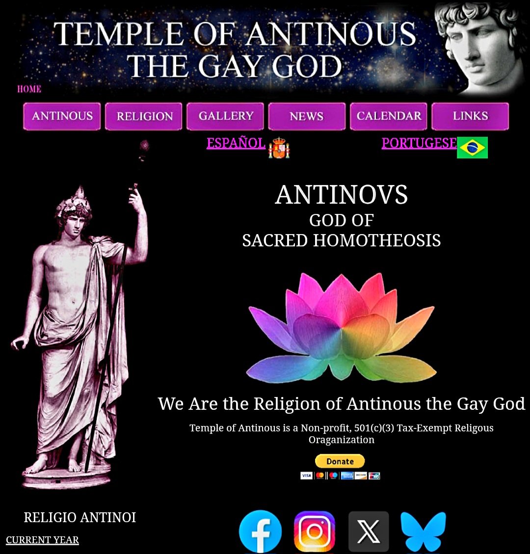 Antinous the Gay God tweet media
