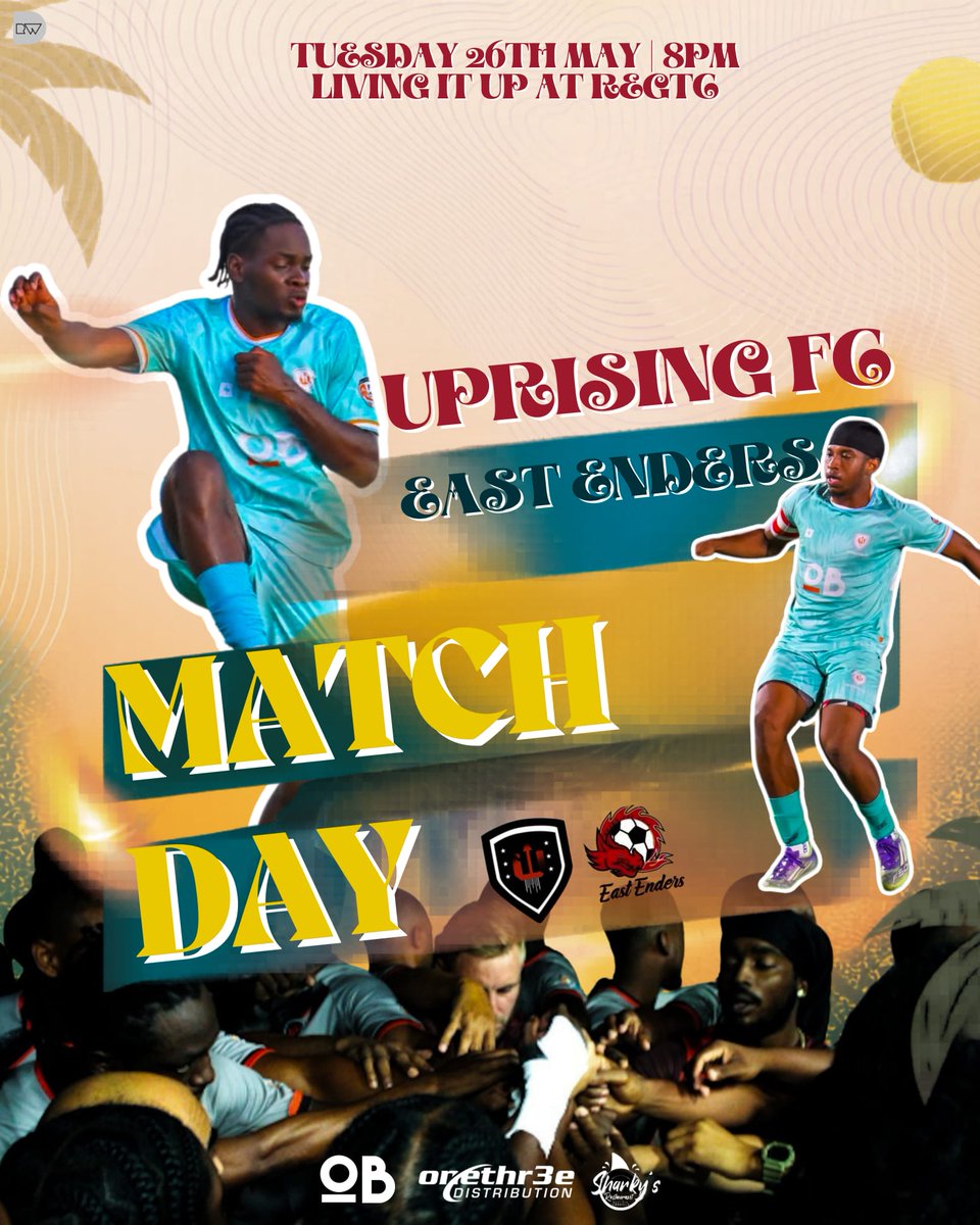 UprisingFC's tweet photo. MATCHDAY ⚽🔥 

Tonight we take on East Enders in an 8pm kick off at REGTC.

#OneClubOneGoal https://t.co/TIUSp9xPeA