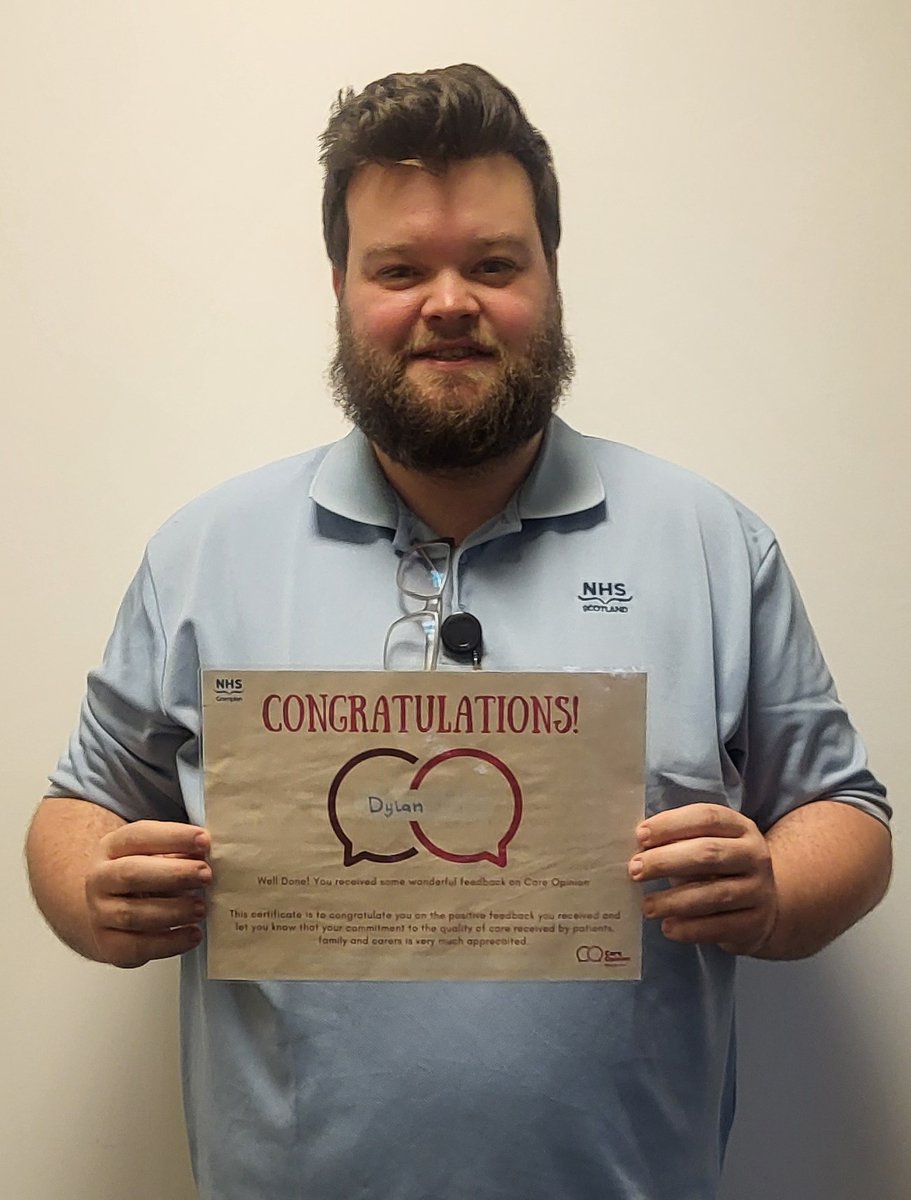 RACH_Playservic's tweet photo. Dylan our play worker is on a feedback roll @CareOpinionScot  "My son was seen recently in the emergency department with his finger stuck in some hard plastic. Dylan, the play worker came to see us very quickly. He was extremely proactive offering lots of sensory support....." https://t.co/1XHbtcpZDQ