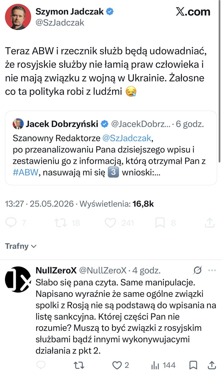 NullZeroX's tweet photo. @Morgenstern616 Ten typ to jest dno. Krótko został wyjaśniony ze swoimi manipulacjami  i po komentarzu niżej mnie zablokował 😂 https://t.co/REpoXJyvYF