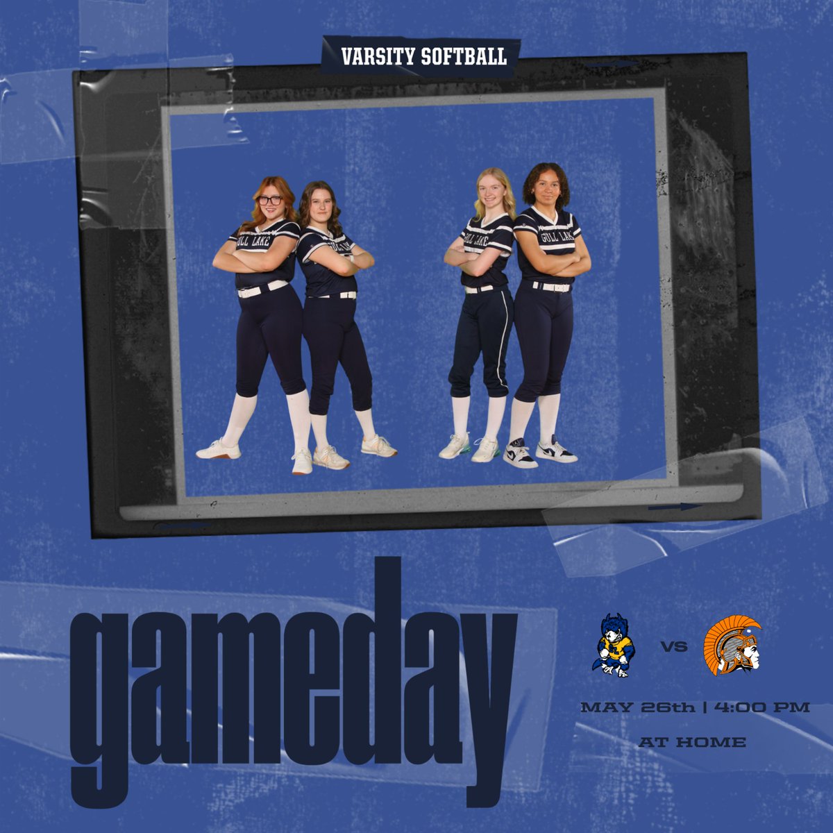 GoGLBlueDevils's tweet photo. Gull Lake Softball faces up against Thornapple Kellogg today at 4:00pm at Home. Come show out and cheer on the Blue Devil Softball team. https://t.co/L3I7s8AKOY