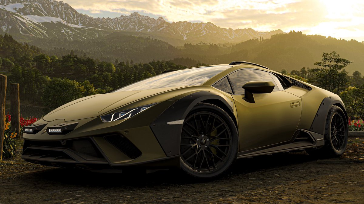 vuzzzo's tweet photo. Forza Horizon 6

R34 Nissan Skyline GT-R x Lamborghini Huracán Sterrato

#ForzaHorizon６ #forzashare #xbox https://t.co/eBxfTmeTx0