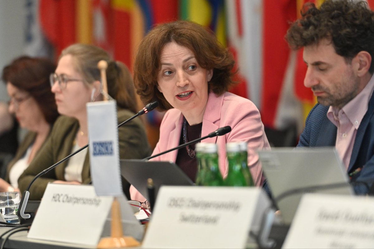 AlMissionVienna's tweet photo. The @OSCE Human Dimension Committee meeting today, chaired by @AmbassadorAlbIO 🇦🇱, addressed the topic: “Elections in the digital age: digitalization and electoral integrity – rules, safeguards and shared responsibility”.
 
The meeting provided an opportunity to discuss how the growing digitalization of electoral processes across the OSCE region is reshaping both democratic participation and the administration of elections, while introducing new challenges to electoral integrity.  
 
It offered also an opportunity to reflect on how digitalization may support broader and more inclusive electoral participation, including for young voters, persons with disabilities and voters facing practical barriers to participation, while ensuring that innovation remains consistent with democratic principles and public trust. 
 
Likewise, it focused on emerging threats to electoral integrity in the digital environment, including cybersecurity risks affecting election infrastructure, and possible responses to them. 
 
Safeguarding electoral integrity in the digital environment requires not only technical resilience and preparedness, but also effective incident response and public communication that is capable of maintaining confidence in the process during periods of disruption.
 
Grateful to our distinguished speakers - @DirectorODIHR Maria Telalian, David Dueñas-Cid, Andrii Yevstihnieiev and Loïc Modoux - for informing and enriching our discussion, as well as to OSCE delegations for the lively and constructive exchange.

📸 ©️ Micky Kroell