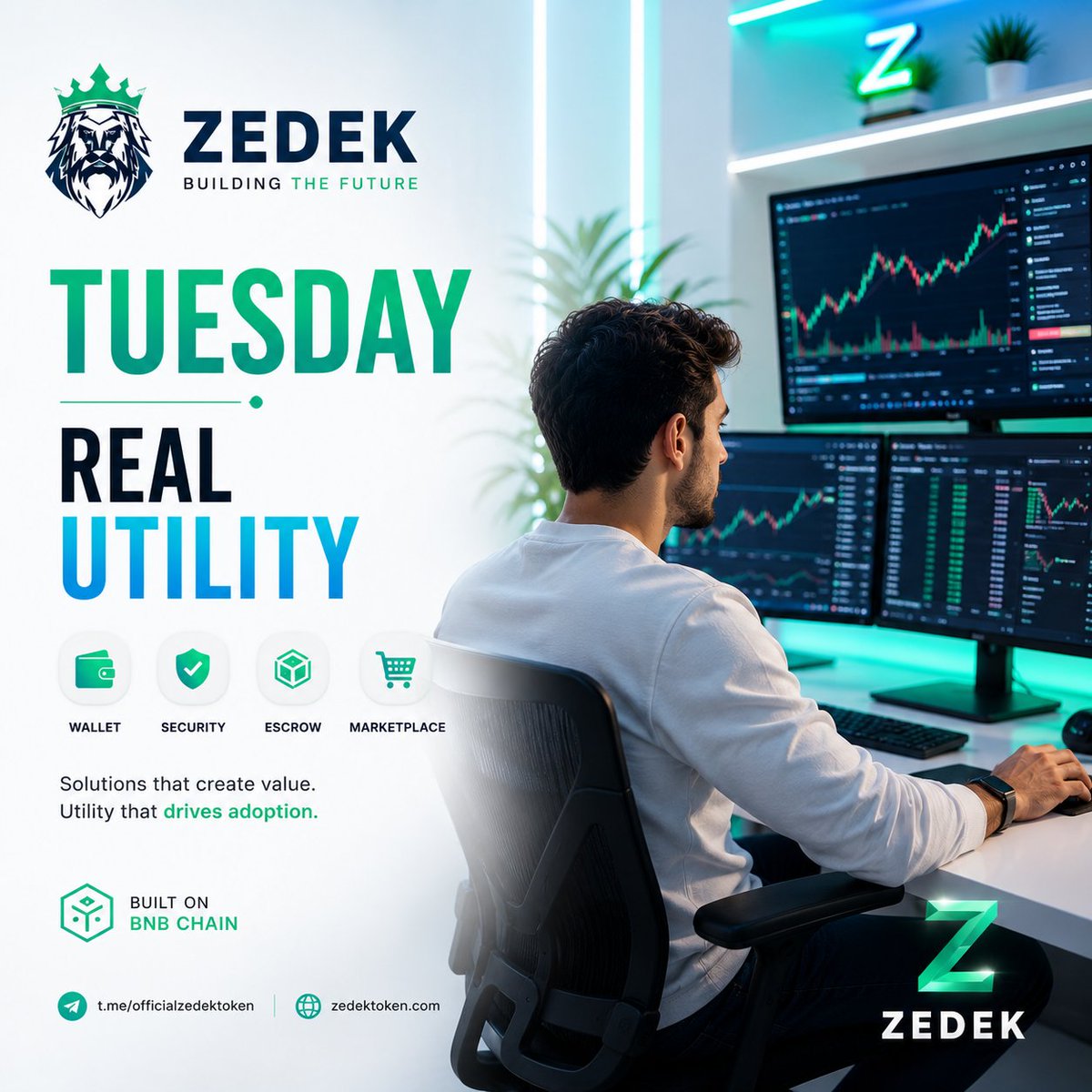zedektoken's tweet photo. Utility is what gives a project long-term meaning 👀

Anyone can create hype for a moment…
but real ecosystems are built through tools people can actually use.

Wallets.
Security.
Escrow.
Marketplaces.

The future belongs to projects focused on building real utility step by step 🚀

CA: 0xCbEaaD74dcB3a4227D0E6e67302402E06c119271

Telegram: https://t.co/QmSt9M9AwZ

#ZedekToken #Crypto #BNBChain