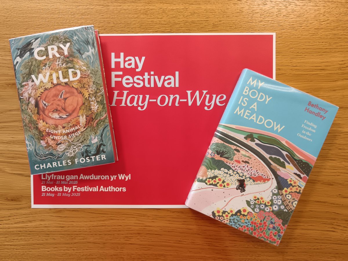 CaerphillyLib's tweet photo. At Hay today!
Charles Foster &amp; Bethany Handley

Reserve a copy online via this link:
https://t.co/lZmzdRm5ME
☀️☕️🎪📖🎪☕️☀️
https://t.co/uL4JuMnovp
☀️☕️🎪📖🎪☕️☀️
#HayFestival
#NationalYearofReading2026 
@Bethany1Handley https://t.co/zQnCIIwIuQ