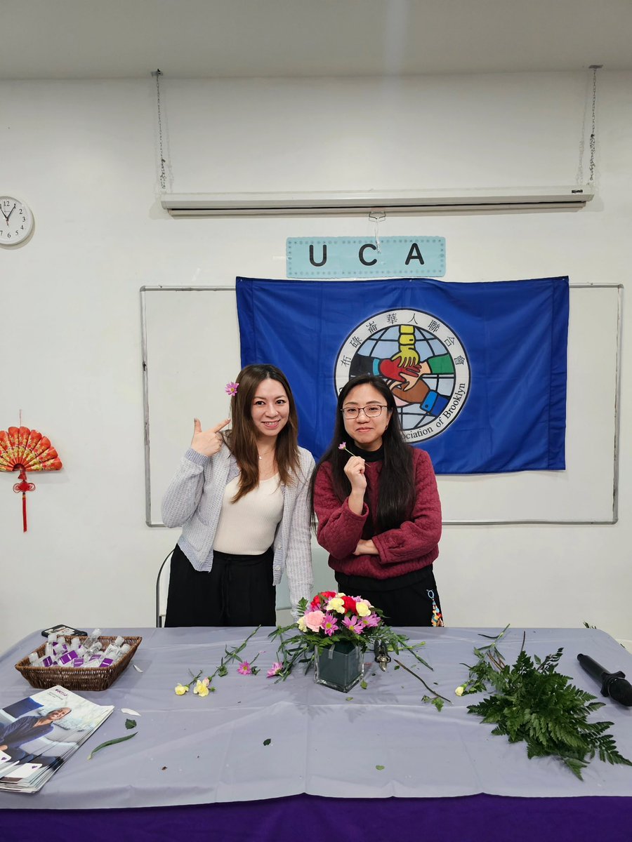Uca_inc's tweet photo. The flower arrangement workshop brought out the creativity and joy of our seniors! 🌸 

They created beautiful floral designs under the guidance of Sue from 8 Avenue Florist! 🩷 https://t.co/DDYUViQeAl
