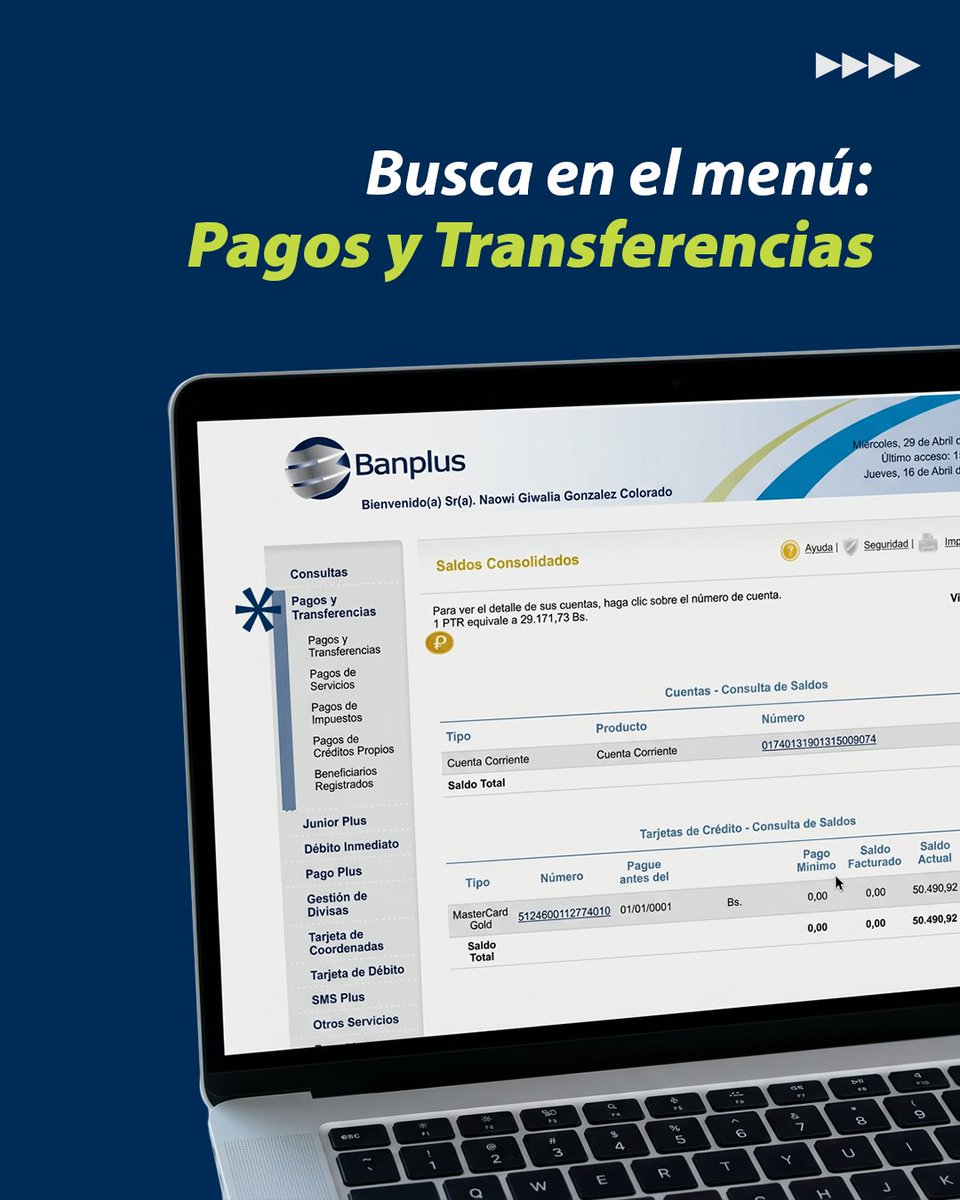 bancaynegocios's tweet photo. ¿Aún complicándote para pagar tus servicios? 👀💻

Con Banplus On Line lo haces en pocos pasos: rápido, seguro y sin salir de casa. En Banplus buscamos la manera más eficiente para que aproveches tu tiempo. ⚡

#BanplusOnLine #PagoDeServicios #Banplus https://t.co/2hkZiwlAzI