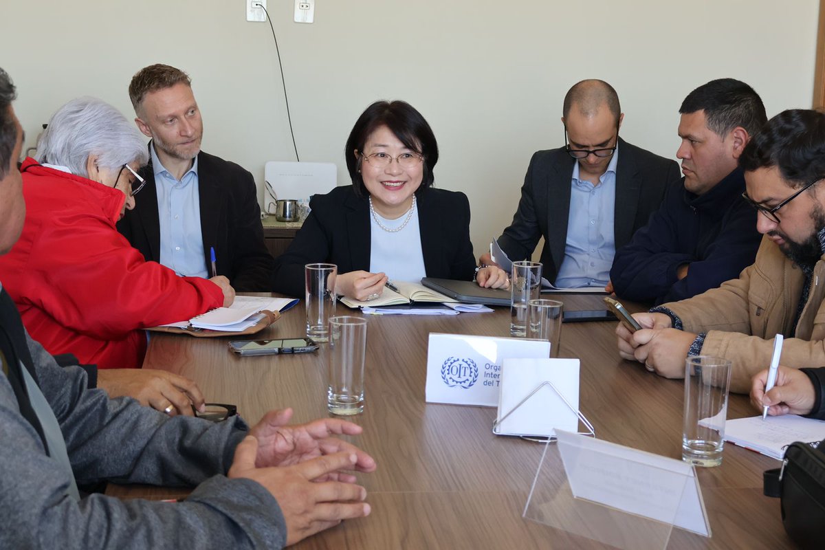 OITconosur's tweet photo. La Directora de la Oficina de la OIT para el Cono Sur de América Latina, Yukiko Arai, realizó su primera misión oficial a Paraguay 🇵🇾

La agenda estuvo centrada en la creación de empleo, la formalización laboral, el trabajo decente y el diálogo social. https://t.co/p3TyXj2aVs