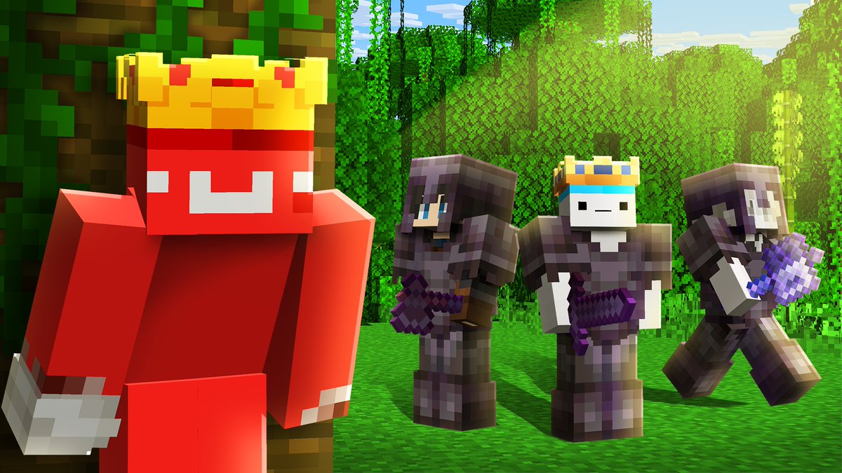 HebbleEditor's tweet photo. No AI! I only used Minecraft and Photoshop :D https://t.co/5MaWYS1EyY
