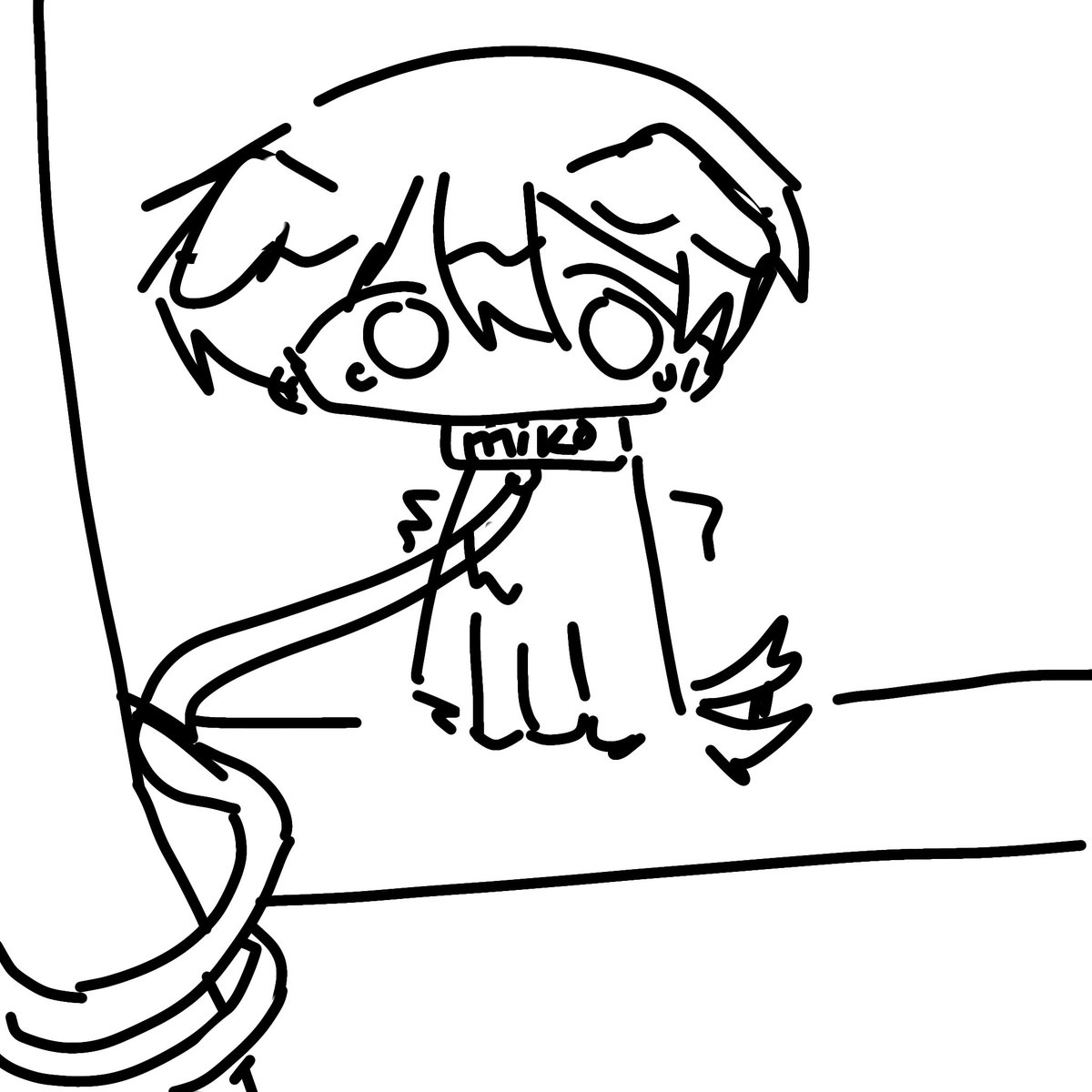 CheesecakeThing's tweet photo. Low effort mikoto ouppy because uni reregistration takes energy #milgram_fa #09_fa #mikotokayano https://t.co/VKMP9cilXS