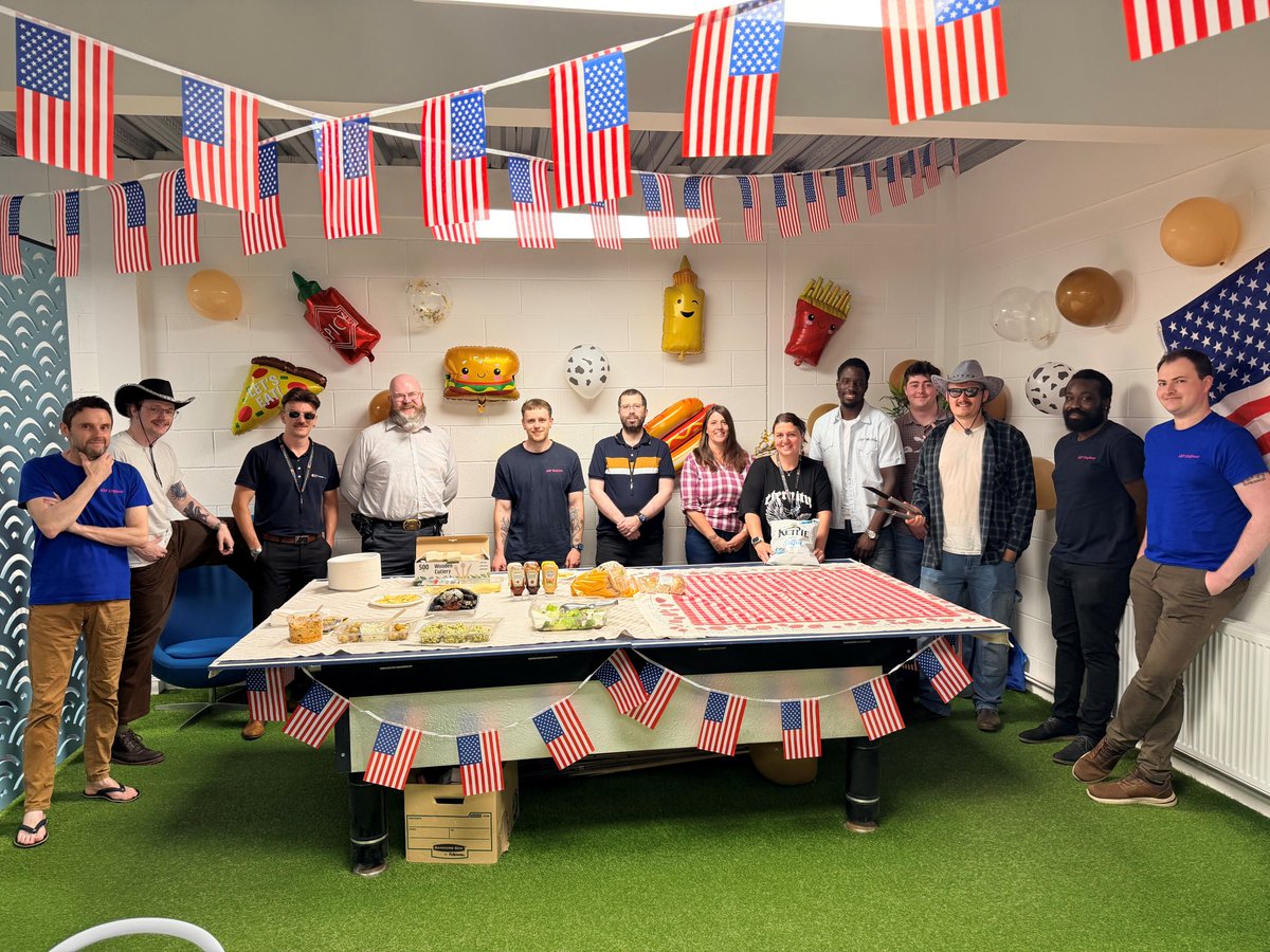 DuoCall_Comms's tweet photo. Today we hosted our very own Texas BBQ in celebration of National BBQ Week... and it could not have been better timed following the hottest day of the year! 🥵🍔 
#NationalBBQWeek #TexasBBQ #Teamwork #MSP https://t.co/O8VmxK9m89
