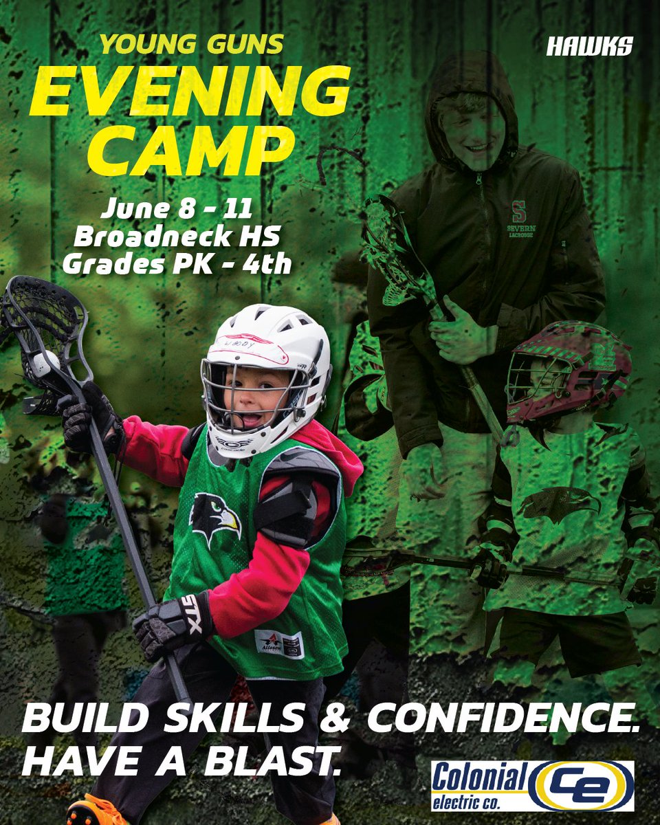 annapolishawks's tweet photo. Hawk or Not!  Evening camp is open to ALL athletes PK-4th grade. Register here: https://t.co/Ajl5l1ssic
💡presented by Colonial Electric https://t.co/lMDb5fKA0J