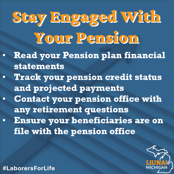 MiLaborers's tweet photo. One of the benefits of joining LIUNA is knowing that you have the ability to retire with dignity after a fulfilling career, and staying engaged with your pension allows you to take your #Retirement a step further.
Being a #LaborerForLife, it means that you are equipped with the knowledge to make the most of your retirement years.
#FeelThePower