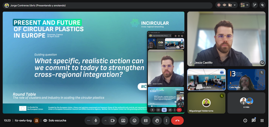 plasticluster's tweet photo. 🌍 Compartimos esta noticia de @ujaen sobre el proyecto @INCIRCULAR_eu, en cuyo tercer evento interregional participó el investigador Jesús Castillo @plasticluster.  

📰 Toda la información: https://t.co/hEYD57H7vK

#SomosCPA #Plastico #EU https://t.co/MsHaDfRqad