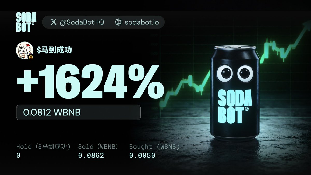 SodabotAI's tweet photo. +$500 Profit Was Secured By Our Signal Agent On $龙虾

Proof below 👇

> DexScreener: https://t.co/tfUDd6pcan
> Txhash: https://t.co/LjIodmTJRO
> Chain: #BSC https://t.co/0sLVBlXFjH