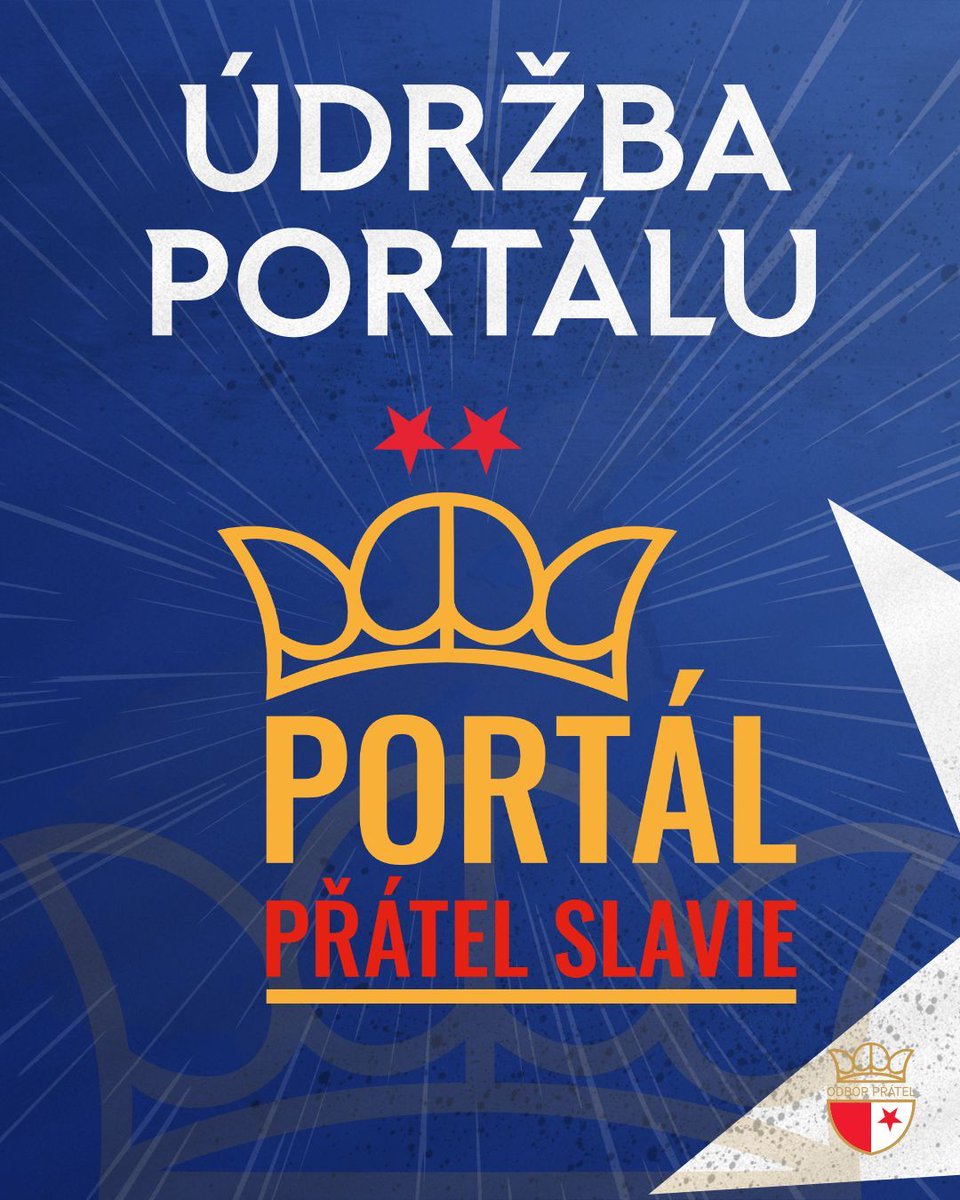 odborpratel's tweet photo. Plánovaný upgrade Portálu přátel Slavie! 🛠️ 

Ve čtvrtek 28. 5. od 7:00 do 12:00 proběhne plánovaná údržba portálu z důvodu velké aktualizace vnitřní struktury a databází. 

Děkujeme za pochopení a trpělivost! 🔴⚪️ https://t.co/CTHb2zeyR3