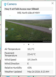 LaPrairieWorks's tweet photo. 511 Conditions Snapshot – Southern Alberta (8:45am): Bare-dry conditions in Southern Alberta this morning. Drive with caution and adjust travel speeds accordingly. Conditions may change. Check 511 Alberta for updates. https://t.co/pFWvqM2QKK https://t.co/8YjfJGnEHH