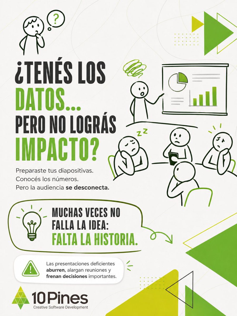 10pines's tweet photo. Tenés los datos, pero la audiencia se desconecta.
Muchas veces no falla la idea: falta la historia.

Lanzamos #Storytelling #Superpowers para #Conversaciones Persuasivas.

📍 Presencial
📅 24/06
🕔 Miércoles 17 a 19 hs
👥 20 participantes

Info: https://t.co/32Wjfku8PA

#10Pines https://t.co/222uTF1SFT