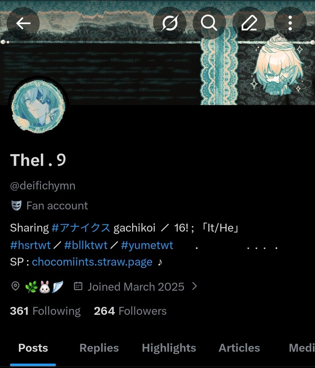 Thel . Ⳋ tweet media
