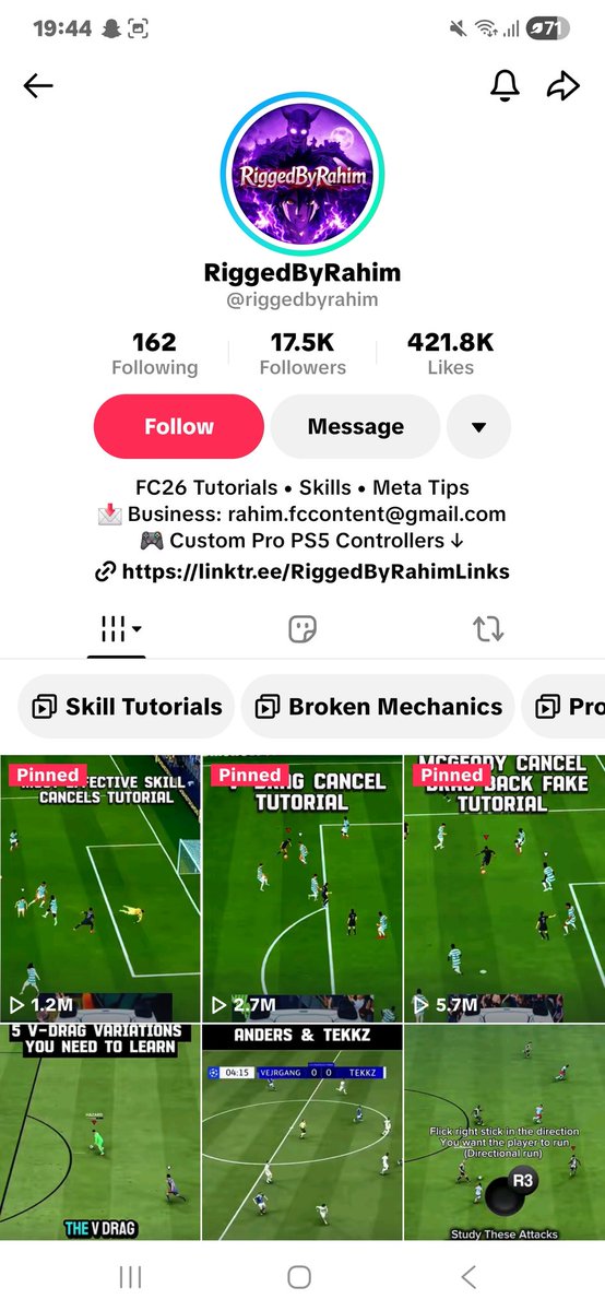 KingSunnyYT's tweet photo. This person is stealing most of my youtube content and uploading it to tiktok claiming it as his own, please report this person. I will really appreciate it, over 80% of his content is stolen from my channel not only that even video titles are same.
https://t.co/qKXyl5si2X https://t.co/bPA9m7VLSd