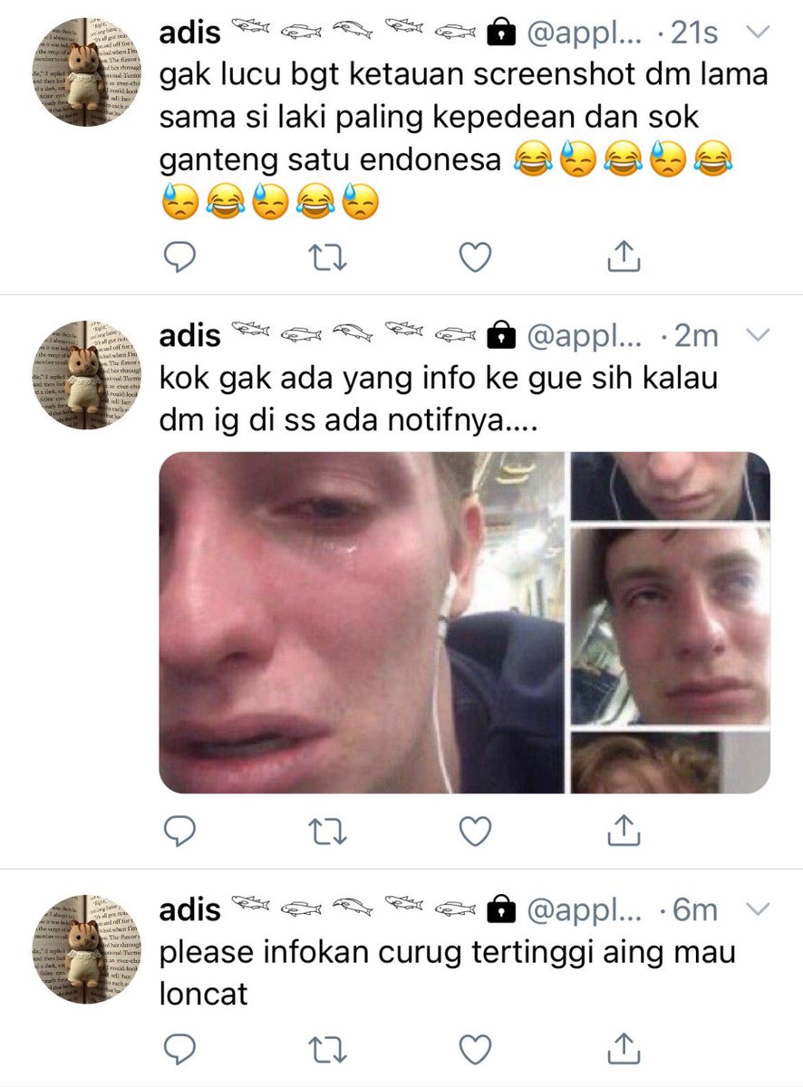 caxttis's tweet photo. marhoon few tweets au, edisi mantan kandung yang lupa kalau dm mereka pake mode vanish, jadinya kalau ss chat ketauan :0 https://t.co/ZVtR1pbK9G