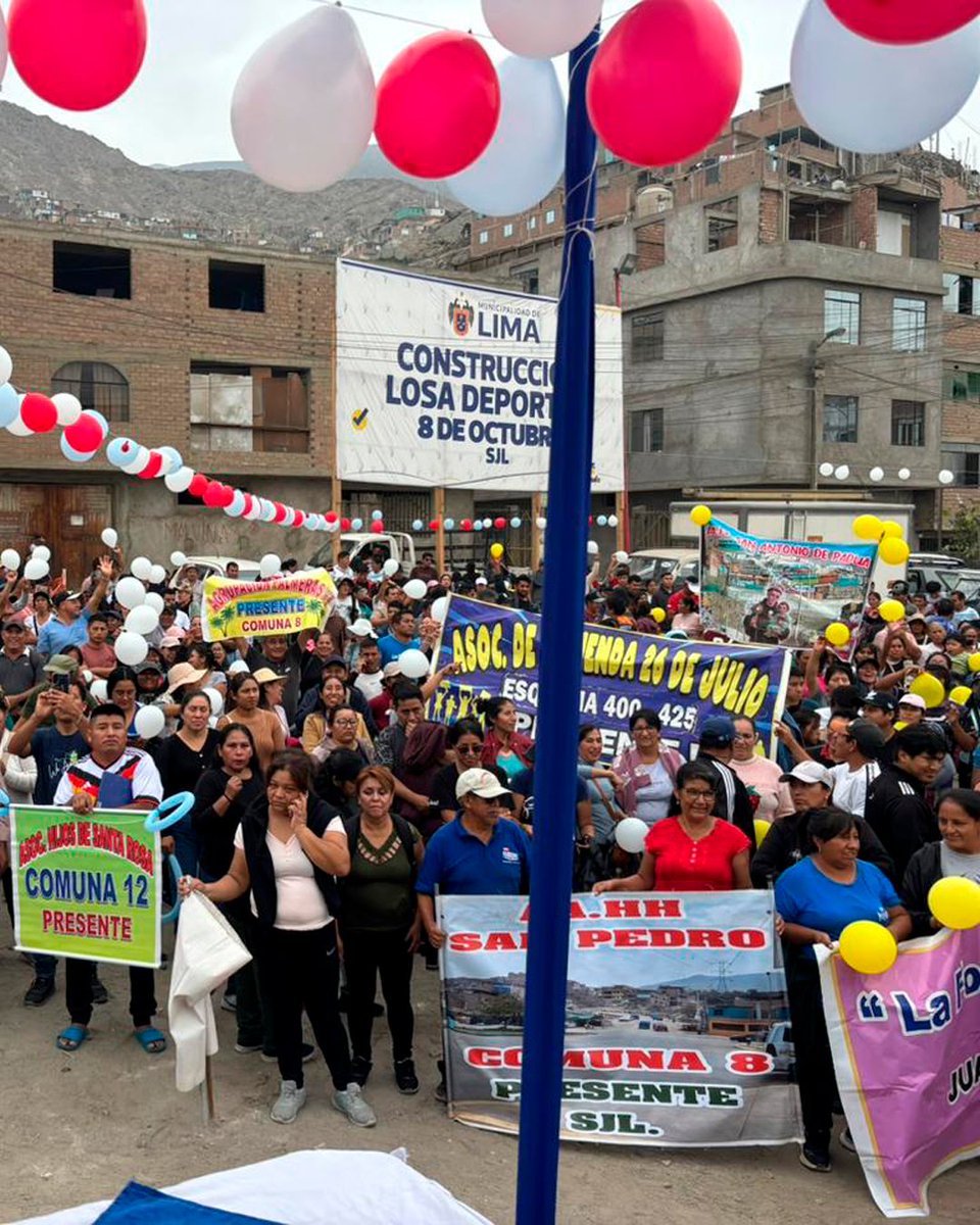IMP_Lima's tweet photo. Este domingo 24, el IMP visitó 3 zonas en el distrito de San Juan de Lurigancho para informar a las diferentes organizaciones de vivienda respecto al proceso de elaboración del Plan de Desarrollo Urbano de Lima Este 2026-2036, actualmente en marcha. https://t.co/Mcjk6NNlYe
