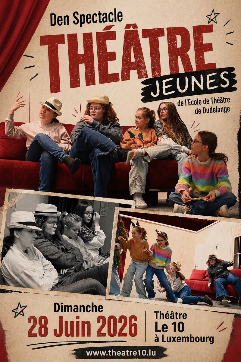 AlainHoltgen's tweet photo. #theatrele10 
#luxembourg
#theatre
#jeunes https://t.co/lnrThI9EzQ
