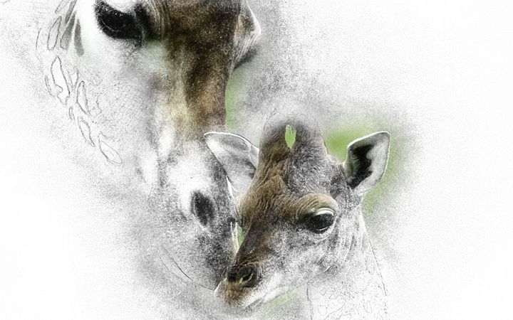 sixfootUSMC's tweet photo. Art of the Day! "Mothers Love". Buy at: https://t.co/TtRgwKg2Dj https://t.co/detXo978mv