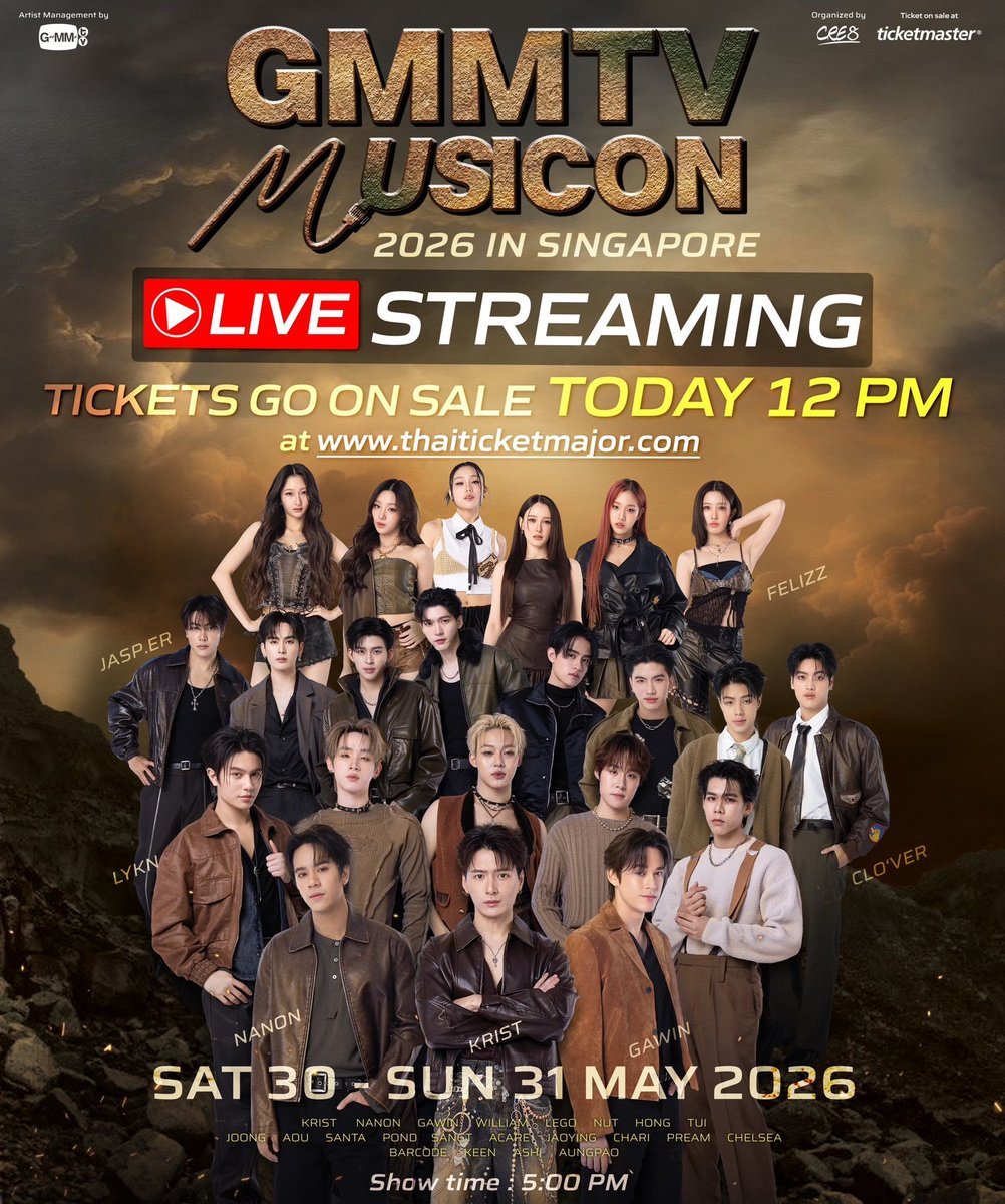 Lululive02's tweet photo. Live Stream #GMMTVMUSICONSINGAPORE

🔴Live + Rerun 100/วัน (2 วัน 150)
🔁Rerun 100/วัน 
✅ สตรีม Discord
🔹 รับจำนวนจำกัด

สนใจ DM/Line : https://t.co/gmhNEO7VYq 
#ตลาดนัดGMMTV #ตลาดนัดGMM #FELIZZ #JASPER #LYKN #CLO_VER #mynameisnanon #KristPerawat #GawinCaskey https://t.co/ioCKnibKWG