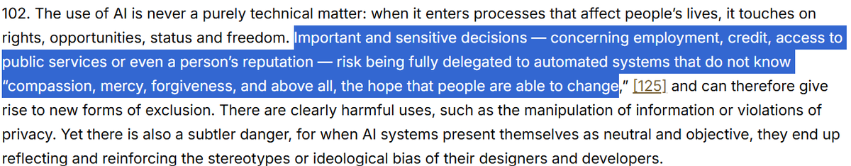 simninggg's tweet photo. Isn't AI created in the hope to remove human inconsistencies and failures when exercising these values in decision-making? just cold, hard analytical and statistical assessment of an issue, and no need emotion. so easy, yet so wrong... https://t.co/whnUSZHD6A