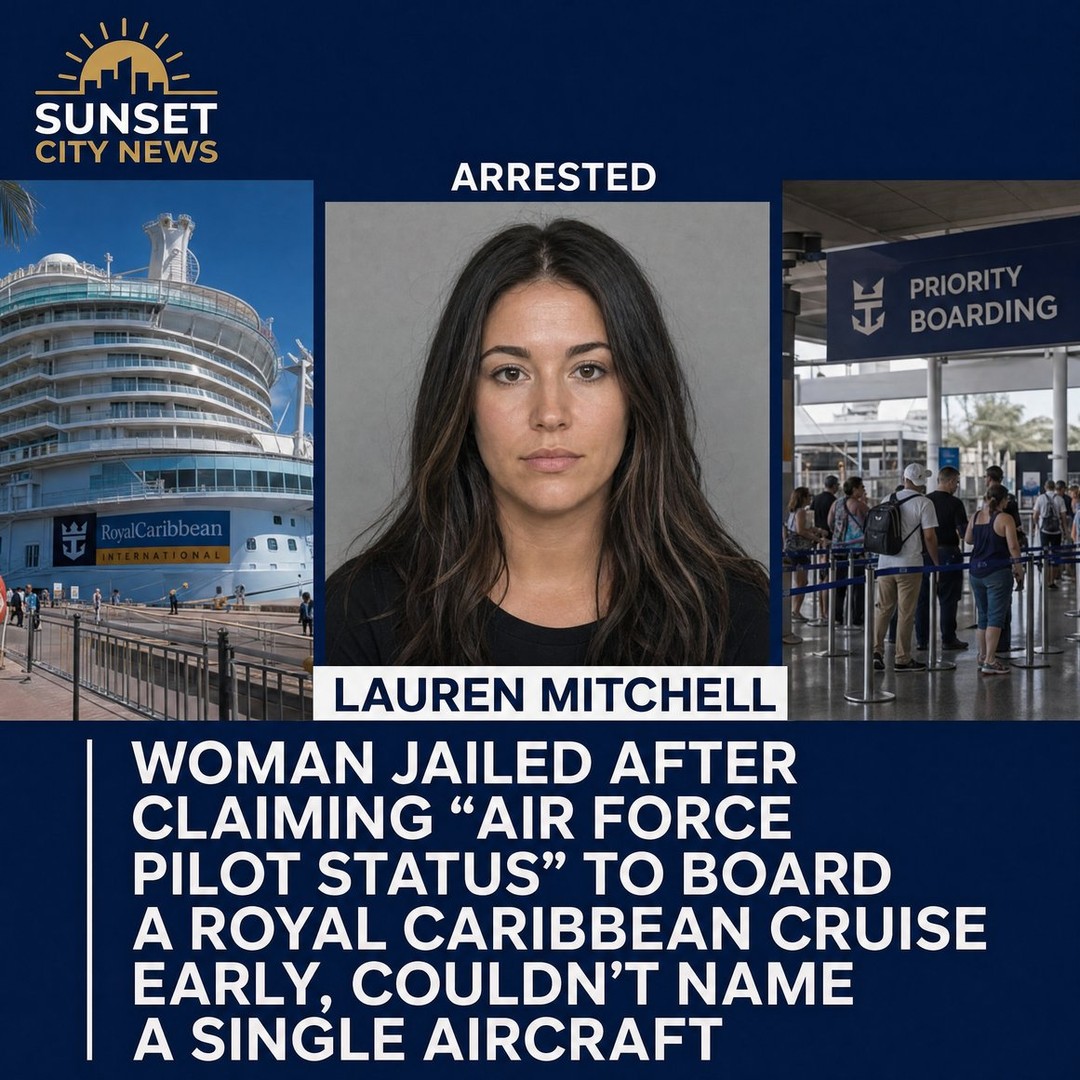 L1ghtandSalt's tweet photo. FORT LAUDERDALE, FL - A Florida woman was detained after allegedly pretending to be an Air Force pilot in order to skip the boarding line for a Royal Caribbean cruise headed to the Bahamas. https://t.co/UZTCCzXt2B