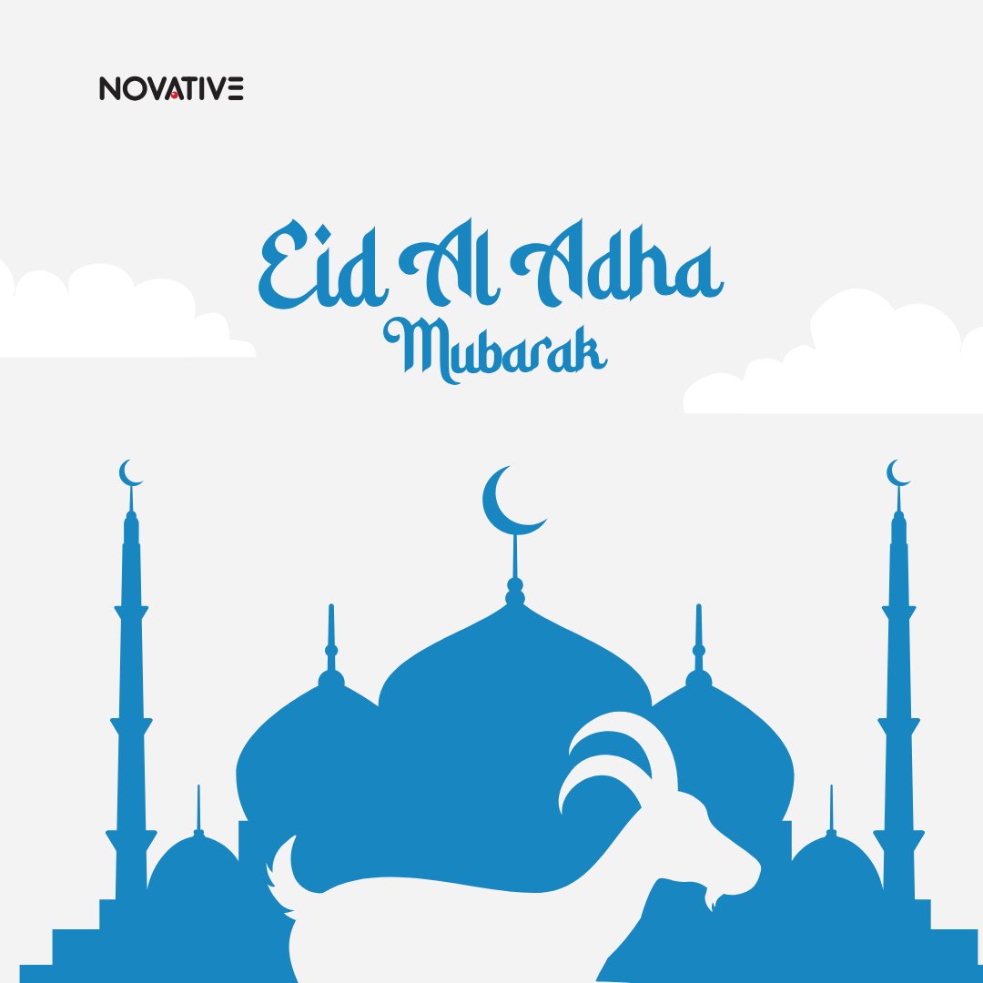 NovativeSa's tweet photo. Wishing you and your loved ones a joyful and peaceful Eid Al Adha filled with happiness, prosperity, and meaningful moments.

Eid Mubarak from all of us at Novative. 🌙✨ https://t.co/eavHv0JlnQ
