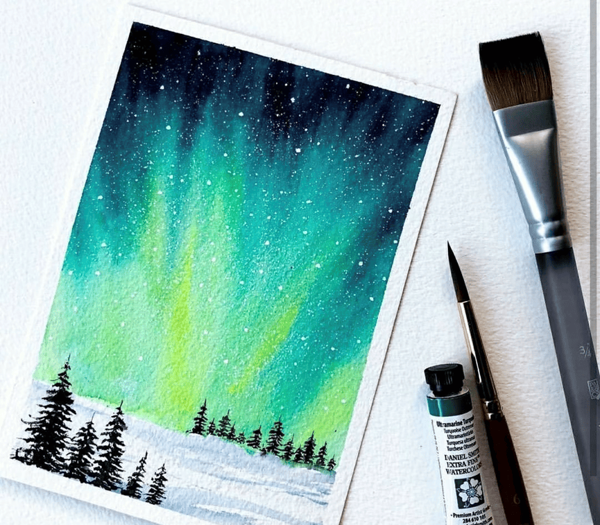 mzzsylvester's tweet photo. Immerse in abstract watercolor magic at the pop-up studio today! Play with vibrant hues, feel brush glides—no experience needed, just curiosity.  #ArtForAll， https://t.co/wGwmKz0yO3