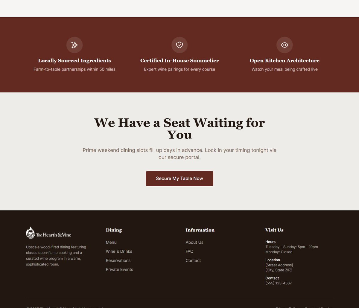 superiorwebry's tweet photo. Restaurant owners in Boston and Atlanta, your best tables should be booked before guests leave their hotel. 

This fine dining site I built in Wix locks seats in real time. DM me.

#WixExpert
#BostonRestaurant
#AtlantaRestaurant
#WorldCup2026
#RestaurantWebsite https://t.co/JDJJGpma3l