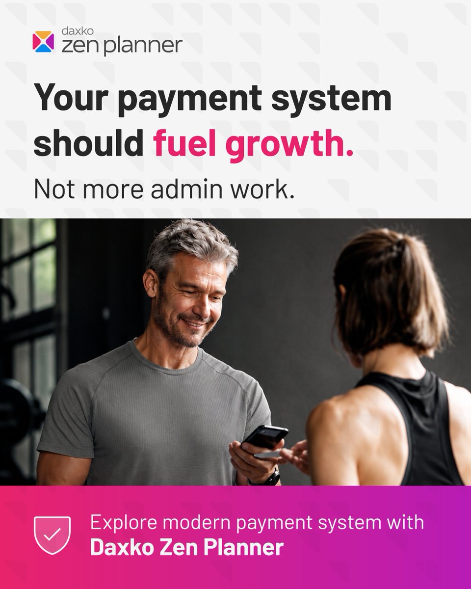 zenplanner's tweet photo. Most gyms don't struggle because members dislike the workouts. They struggle because operations get harder as the business grows.

Modern payment systems reduce billing friction and smooth the member experience without more manual work.

https://t.co/Suom4oNXEr

#GymPayments https://t.co/9RHaIZ7rMy