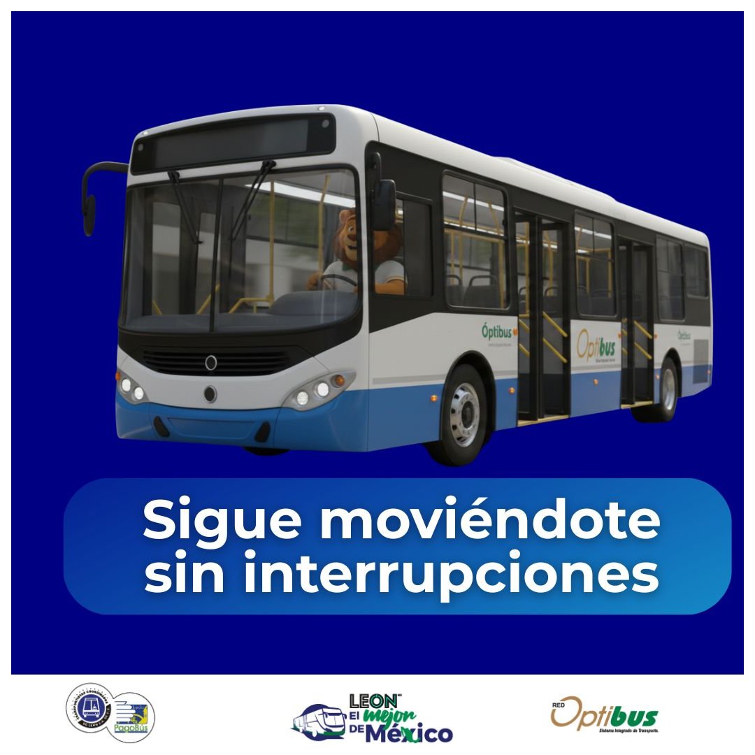 OptibusL's tweet photo. Recargar tu Tarjeta PagoBus ahora es más sencillo gracias a los distintos puntos disponibles en la ciudad 💳🚍​
 Más facilidad para seguir moviéndote todos los días.​

#PagoBus #PuntosDeRecarga #MovilidadUrbana #LeónSeMueve https://t.co/6kDCoEauTT