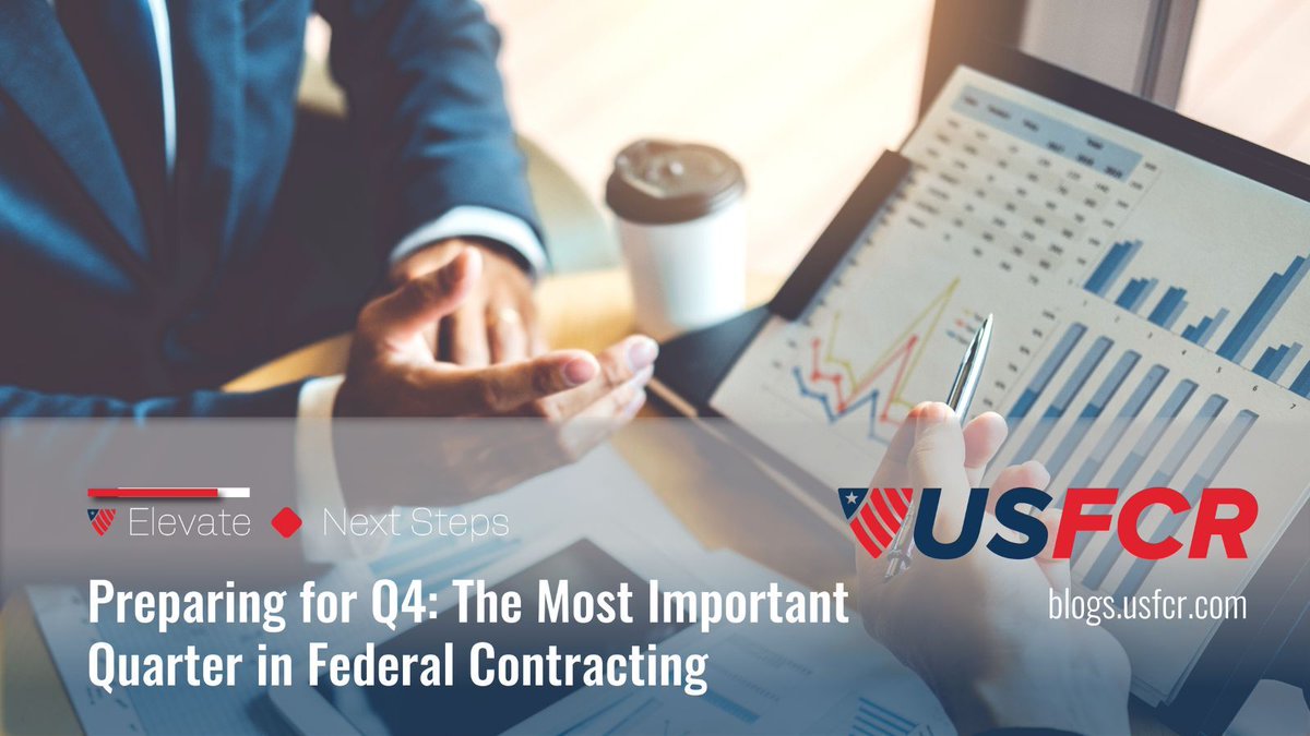 USFCRGOV's tweet photo. Q4 can be your biggest federal growth window. Is your business positioned to turn opportunities into real momentum?

Agencies are closing out the fiscal year, reviewing needs, and moving forward with purchases. Small businesses that prepare early are better positioned when timing matters.

At USFCR, businesses can gain a clearer view of what summer activity means, where to focus preparation, and how to strengthen readiness before fiscal year-end opportunities accelerate. 
Read more: https://t.co/nIBpAirkK5 

#USFCR #FederalContracting #governmentcontracting #smallbusiness #samregistration