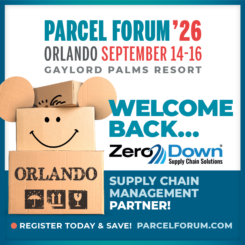 PARCELForum's tweet photo. Welcome back, Zero Down.

From audit to optimization to TMS, they help companies find unnecessary costs and improve the bottom line.

See them at PARCEL Forum ’26 👉 https://t.co/1W7sLBHbdw

#PARCEL26Orlando https://t.co/gLXDVdaUyW