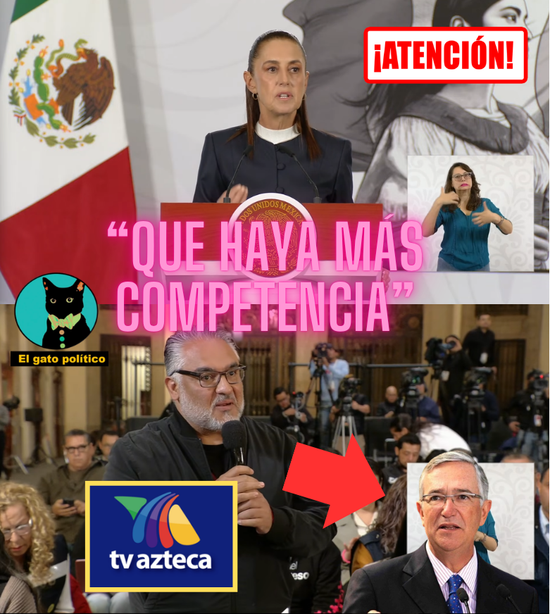 elgatopolitico_'s tweet photo. 🔴​🔴¡Golpe a TV Azteca y Televisa!
Ante la campaña de mentiras de Salinas Pliego y su canal, la presidenta de México propone dar más concesiones para televisoras. 
Basta de televisoras chantajistas:

"Hay tanta libertad de expresión que desde una televisora se ataca al Gobierno con mentiras [...] no vamos a entrar a un tema de quitar concesiones, eso es lo que ellos quieren. En todo caso que se abran más concesiones en la televisión", anunció.
#MañaneraDelPueblo 📛📛  #NoVeasTVAzteca