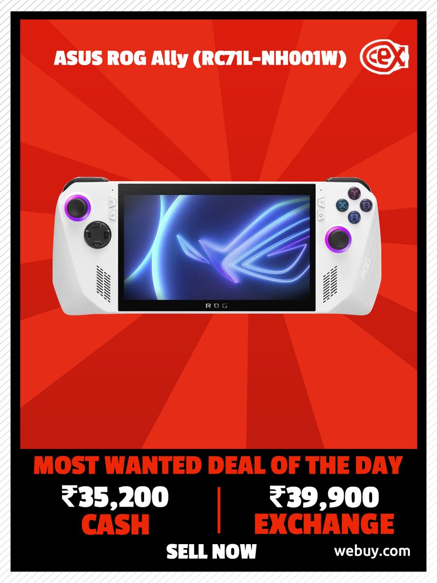 CeX India tweet media