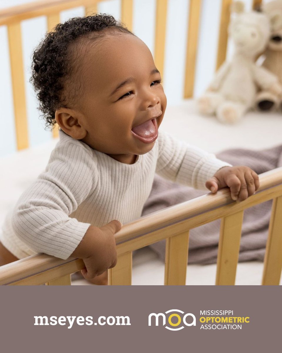 MSOptomAssoc's tweet photo. 🍼 Eye exams for babies?! You bet! Your little one should have their first comprehensive eye exam at just 6 months old! 👀 Catching eye issues early makes all the difference for their development and future. Find a participating family eye doctor at https://t.co/FNhPdiGn4f. https://t.co/vwKE30R9z0