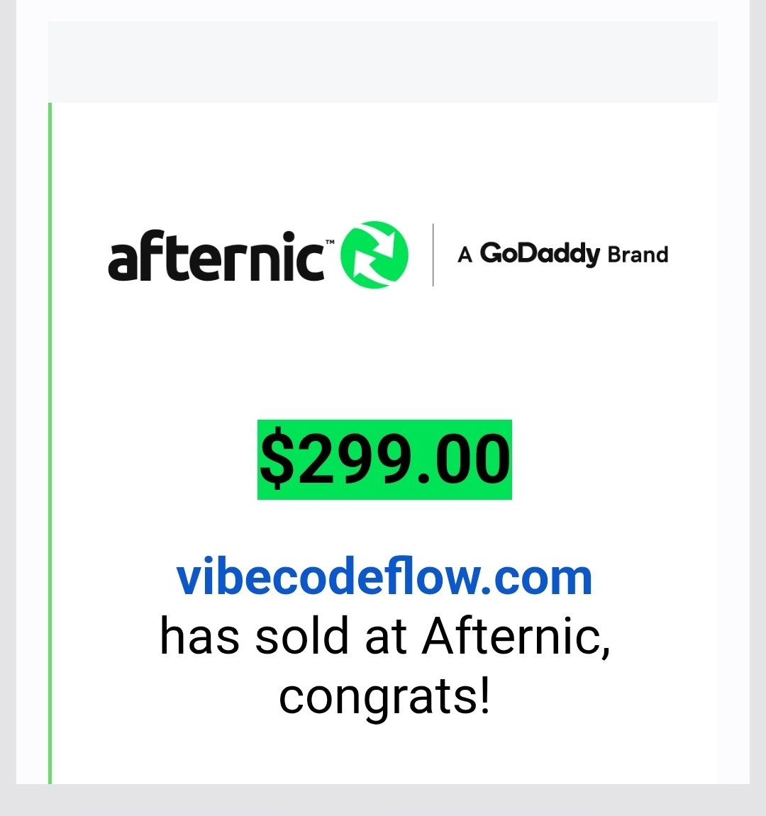 360Domain's tweet photo. Sold https://t.co/hy8gWiWC6V for $299

I've more vibe domains at $299
👇

https://t.co/I3wZGXWKeu
https://t.co/WXIt0V8jFP
https://t.co/yXaox7j7uC
https://t.co/vDtWCJTTpi
https://t.co/m2HCIcvtVO

#domain #domains #vibe https://t.co/grqyrr39b3