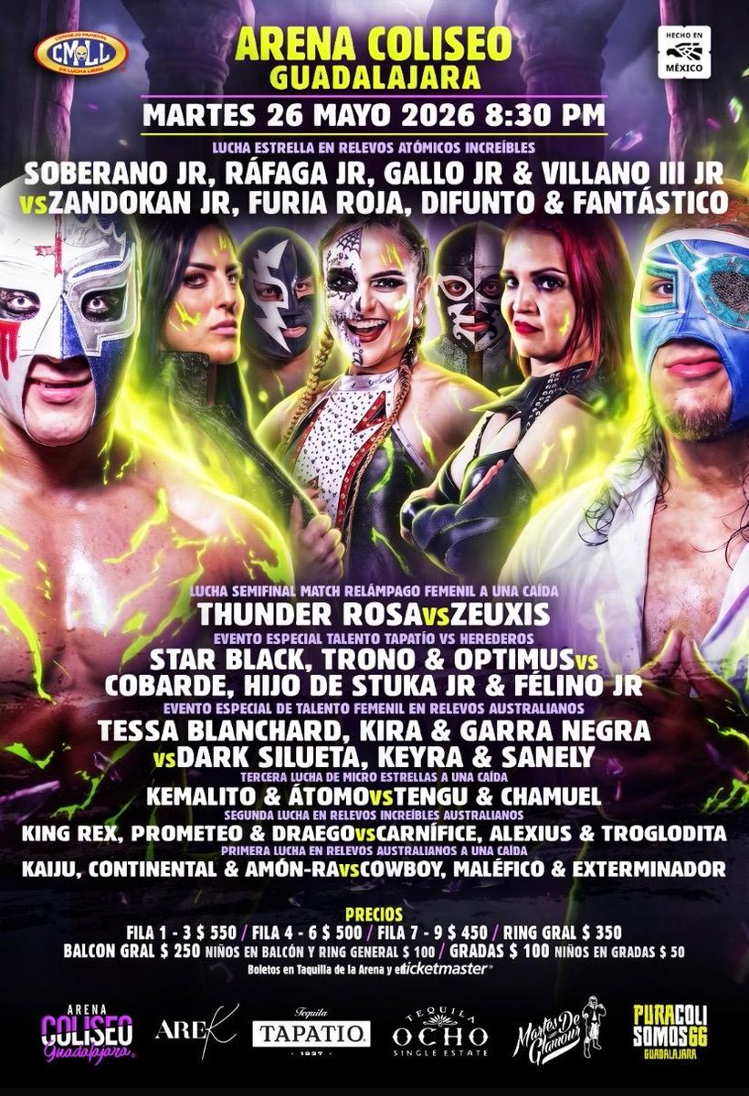 Lucha Libre CMLL tweet media