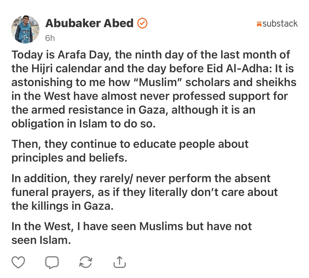 Abubaker Abed tweet media