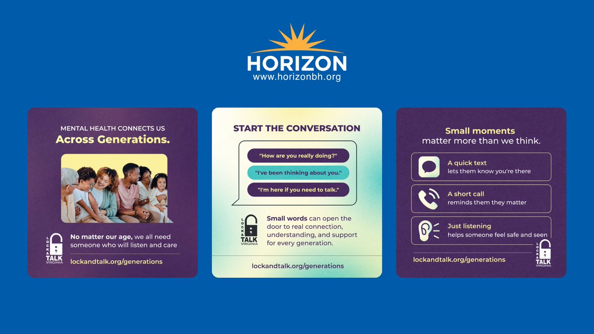 Horizon_BH's tweet photo. For Mental Health Awareness Month, Horizon is proud to share a special podcast episode on The Horizon Line: “Conversations Across Generations". 

Now streaming on Spotify. https://t.co/YDpxHi4ADW 

#mentalhealthawarenessmonth #lockandtalk #talkaboutmentalhealth https://t.co/OLvsLbJ4Ce