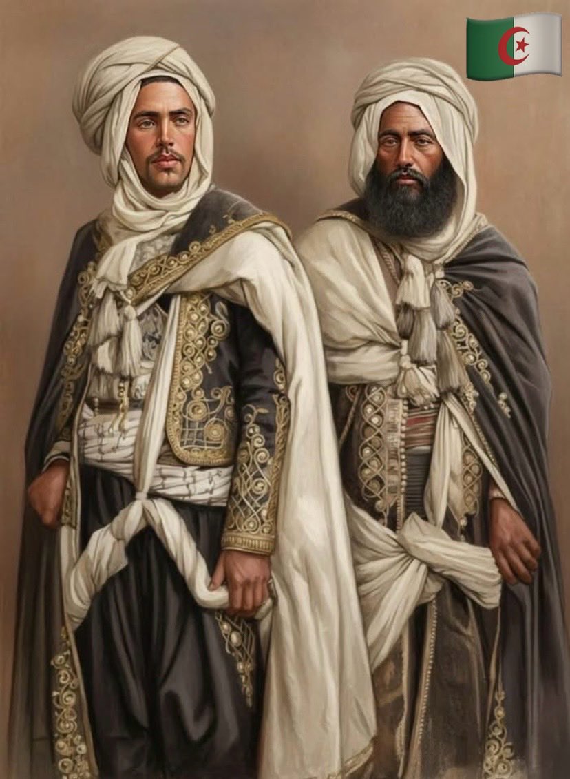Maiwe79's tweet photo. La Révolte des Ouled Sidi Cheikh 🇩🇿
C’est à El Bayadh, leur berceau éternel, qu’éclata en 1864 l’une des plus grandes résistances de l’Algérie
Des seigneurs du désert qui ont sacrifié leur vie pour l’honneur et la liberté.
#ElBayadh #HistoireAlgérie #Résistance #OuledSidiCheikh https://t.co/oooseGinoe