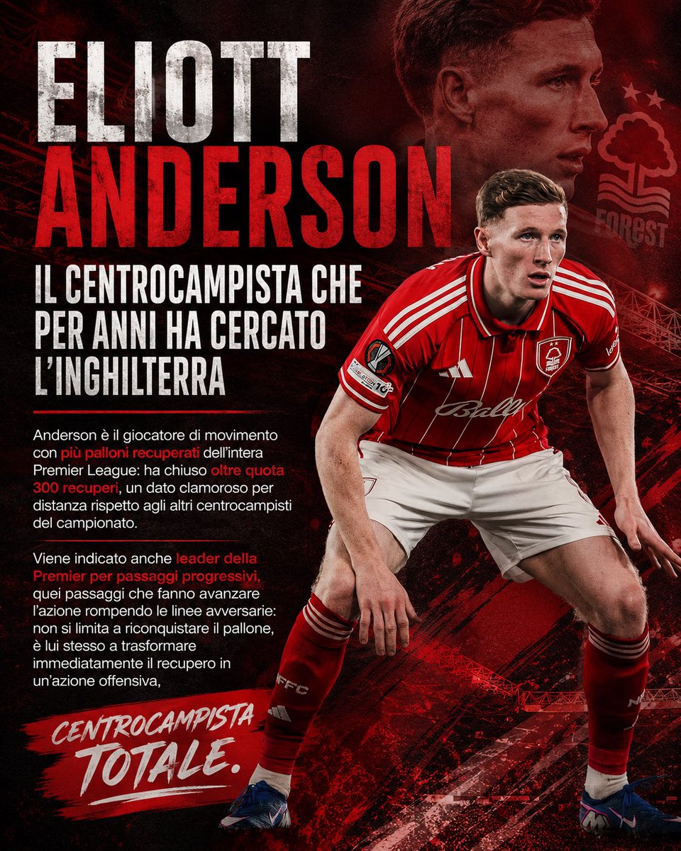 mickygotze1's tweet photo. Eliott Anderson è uno dei centrocampisti più forti d’Europa e sará un perno dell’Inghilterra nei prossimi Mondiali. #inghilterra #mondiali #calcio https://t.co/2rvot6veFn